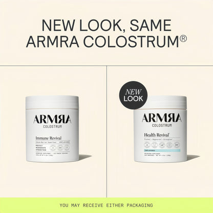 ARMRA Colostrum Powder&nbsp;Unflavored | Gut Health &amp; Bloating | Skin &amp; Hair | Immunity | Keto, Gluten &amp; Fat-Free | 120 Servings