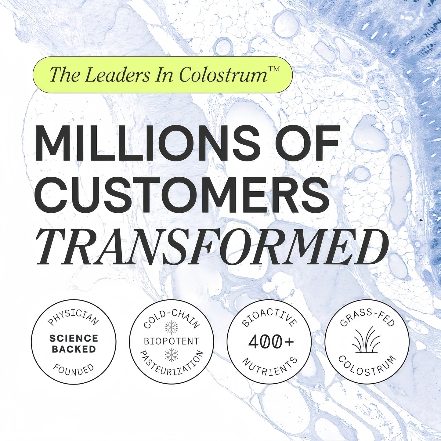 ARMRA Colostrum Powder&nbsp;Unflavored | Gut Health &amp; Bloating | Skin &amp; Hair | Immunity | Keto, Gluten &amp; Fat-Free | 120 Servings